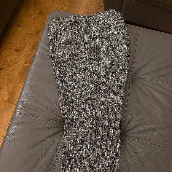 Talbots Hampshire Ankle Pants - Black Sequin Tweed - Picture 5 of 12